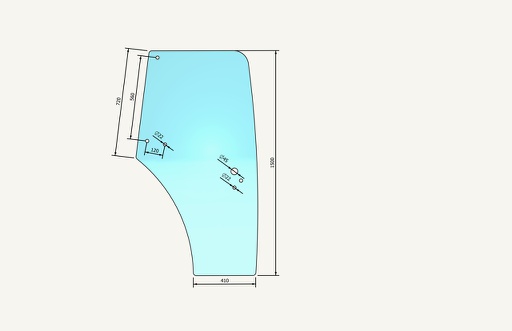 [1002141] Türscheibe links 403/707x1500mm
