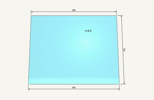 [1008296] Frontscheibenglas 723x906mm