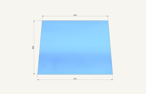 [1011776] Front pane for gluing in 1150/1000x830mm