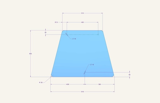 [1015309] Side window AS56 600x818mm