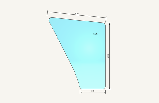 [1015314] Türglas 789x588mm