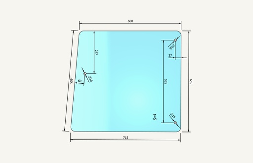 [1015332] Seitenscheibenglas C733