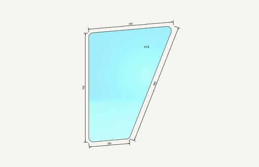 [1015349] Türglas 283/593x850mm