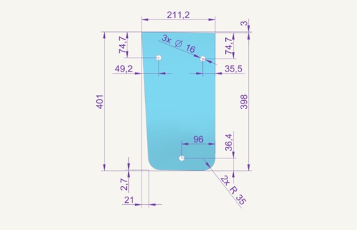 [1015385] Wheel sight glass top