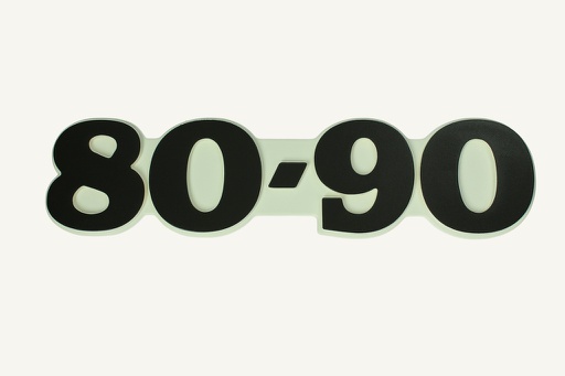 [1003263] Plaque d'identification 80-90