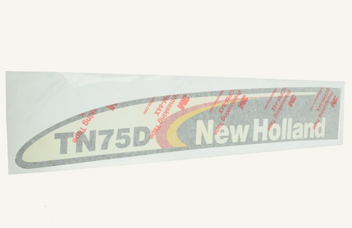 [1003276] Autocollant de type New Holland TN75D gauche