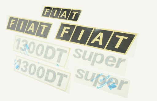 [1016131] Type sticker set Fiat 1300DT Super