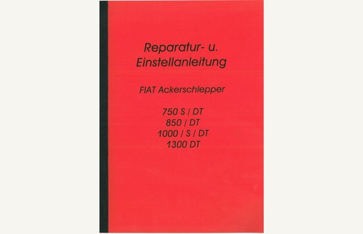 [1053380] Repair manual Fiat 750-1300DT