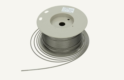 [1058533] Câble métallique 4mm x 100m INOX V4A 