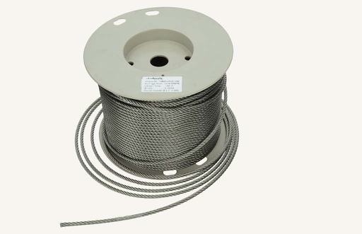 [1058534] Câble métallique 5mm x 100m INOX V4A