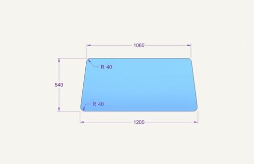 [1080524] Rear window glass Jakob