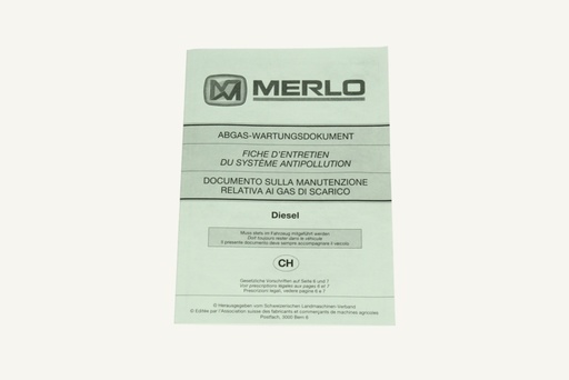 [1180216] Exhaust maintenance document Merlo