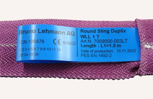 [1180404] Round Sling Duplix Forst 1 Ton 1.5 Metre