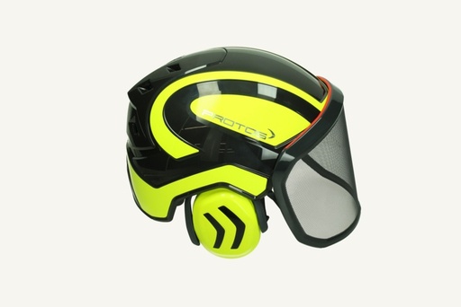 [1182125] Protos Integral Arborist black/yellow F39 with fine visor